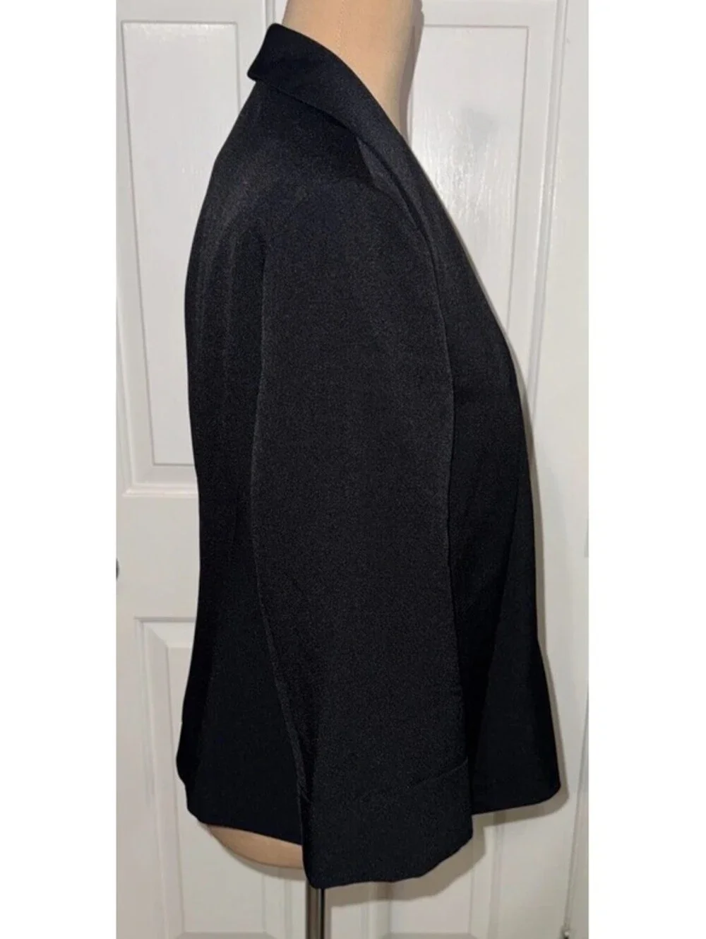 Black Label Evan-Picone 2-Piece Dress Suit Size 12 Dress / 10 Jac Black Career